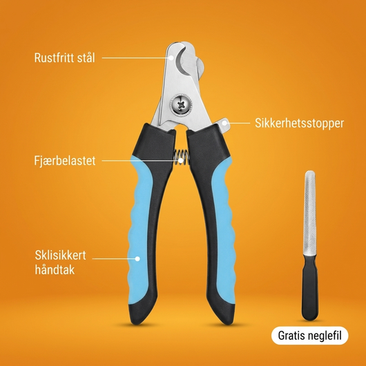 LykkePote™ Klomirakel-klipperen — med gratis neglefil